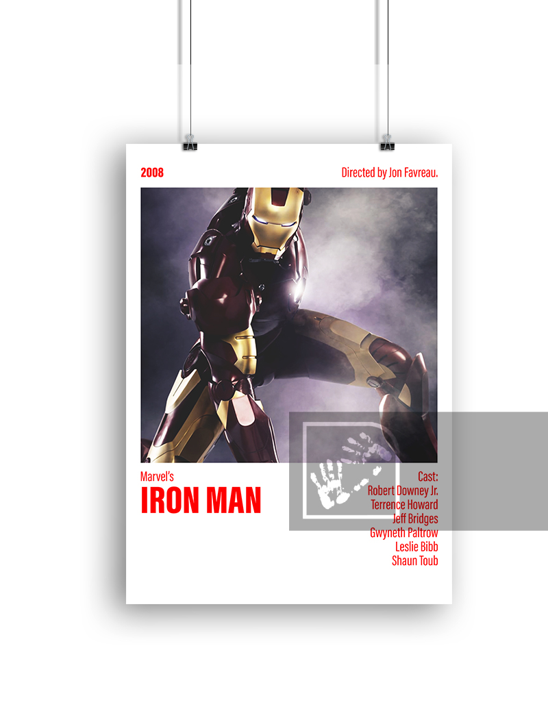 2008 Iron Man Poster Movie