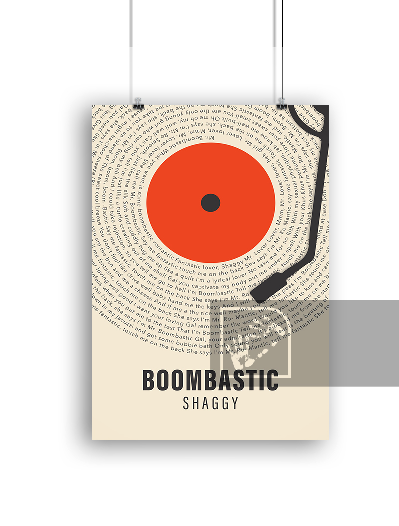 Ψηφιακό Προϊόν Αφίσα Τραγούδι Boombastic
